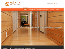 Tablet Screenshot of mirusresearch.com